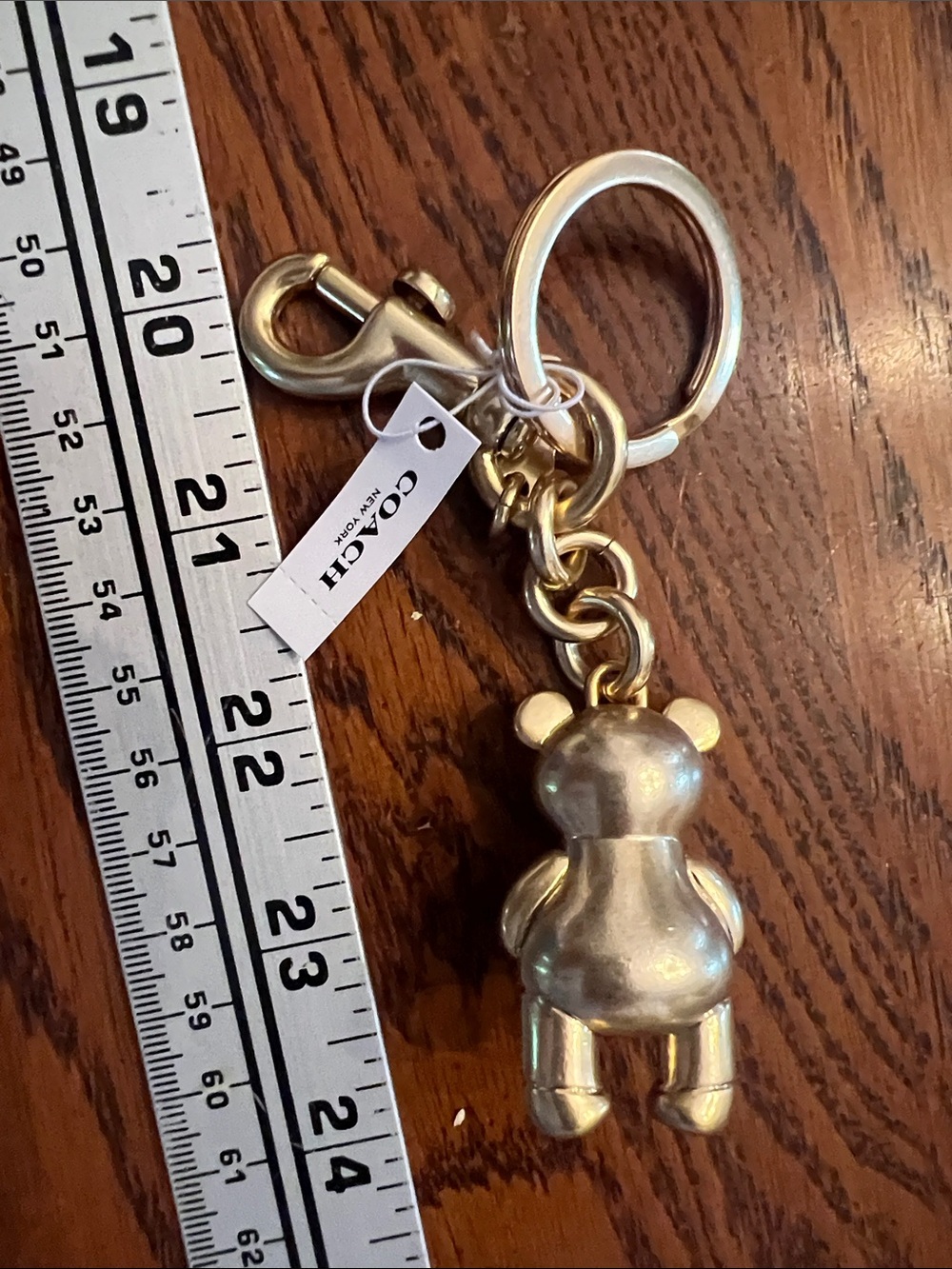 Coach Bear with Gift Keychain NWT - Picture 5 of 5